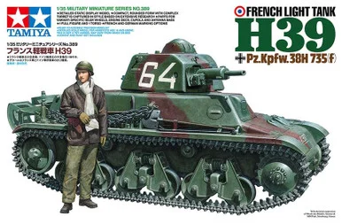 1/35 Tamiya French Light Tank H39 Pz.Kpfw.38H 735(f) Plastic Model Kit