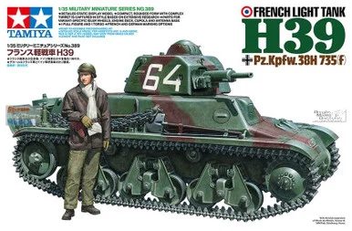 TAM35389 1:35 Tamiya French Light Tank H39 / Pz.Kpfw.38H 735(f)
