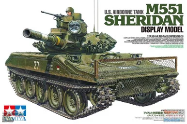 TAM36213 1:16 Tamiya M551 Sheridan US Airborne Tank [Display Model]