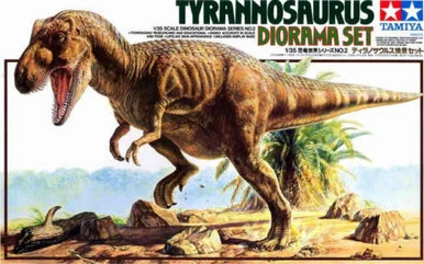 1/35 Tamiya Tyrannosaurus Dinosaur Diorama Set