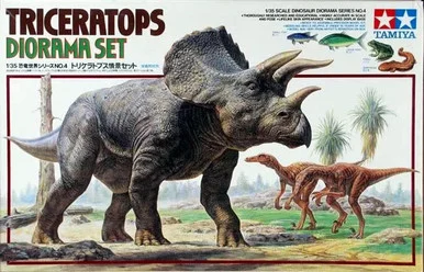 1/35 Tamiya Triceratops Dinosaur Diorama Set