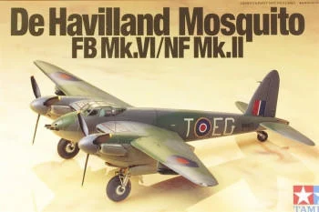1/72 Mosquito FB MK VI/NF MK II Aircraft - Tamiya