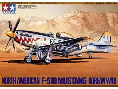 1/48 F51D Mustang Fighter Korean War - Tamiya