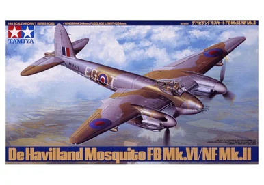 1/48 Mosquito FB MK VI/NF MK II Aircraft - Tamiya