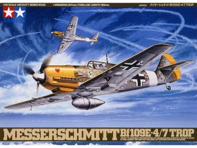 1/48 Bf109E4/7 Trop Aircraft - Tamiya