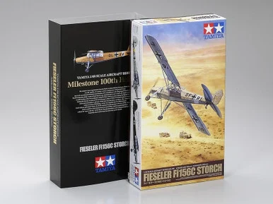 1/48 Fi156C Storch Aircraft - Tamiya