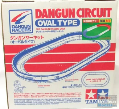 TAM69564 Tamiya Dangun Racer Track - Oval Type (Red/Blue)