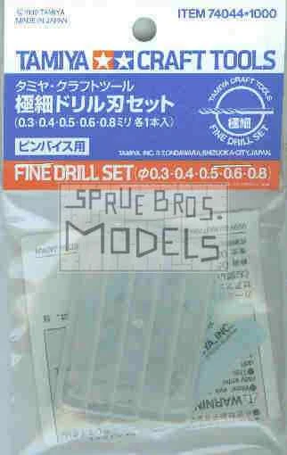 TAM74044 Tamiya Fine Drill Set #74044