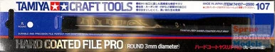 TAM74107 Tamiya Tools - Hard Coated File Pro - Round 3mm Diameter