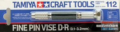 TAM74112 Tamiya Fine Pin Vise D-R (0.1-3.2mm)