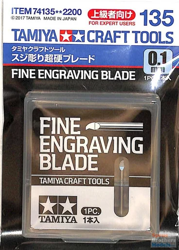 TAM74135 Tamiya Fine Engraving Blade 0.1mm