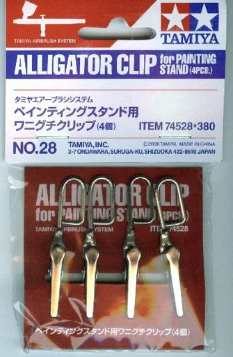 TAM74528 Tamiya Alligator Clip Set (4 pcs) #74528
