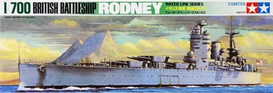 1/700 HMS Rodney Battleship Waterline - Tamiya