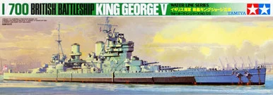 1/700 HMS King George Battleship Waterline - Tamiya
