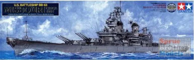TAM78029 1:350 Tamiya USS Missouri BB-63 Circa 1991