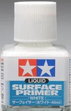 TAM87096 Tamiya White Liquid Surface Primer 40ml #87096