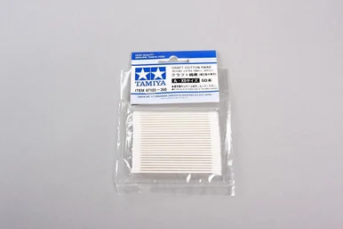 Tamiya Extra Small Round Craft Cotton Swab Tip (x50)