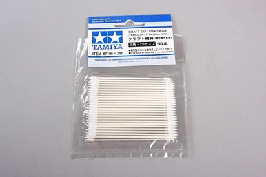 Tamiya Extra Small Triangular Craft Cotton Swab Tip (x50)