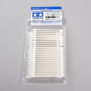 Tamiya Medium Triangular Craft Cotton Swab Tip (x50)
