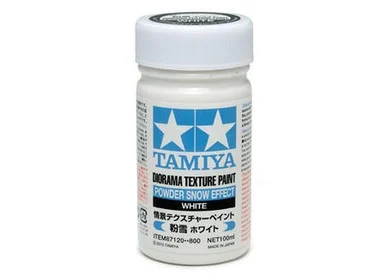 Tamiya Diorama Texture Powder Snow Effect Paint (100ml Bottle)