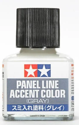 Tamiya Gray Panel Line Accent Color (40ml Bottle)