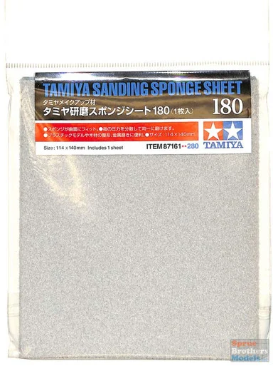 TAM87161 Tamiya Sanding Sponge Sheet - 180