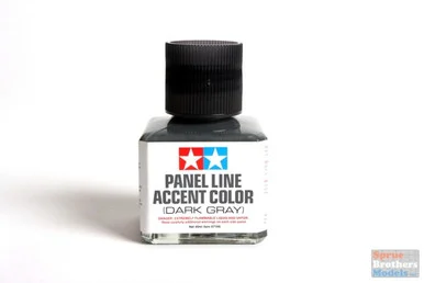 TAM87199 Tamiya Panel Line Accent Color - Dark Gray