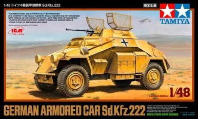 1/48 Tamiya German Armored Car Ltded Plastic Model Kit