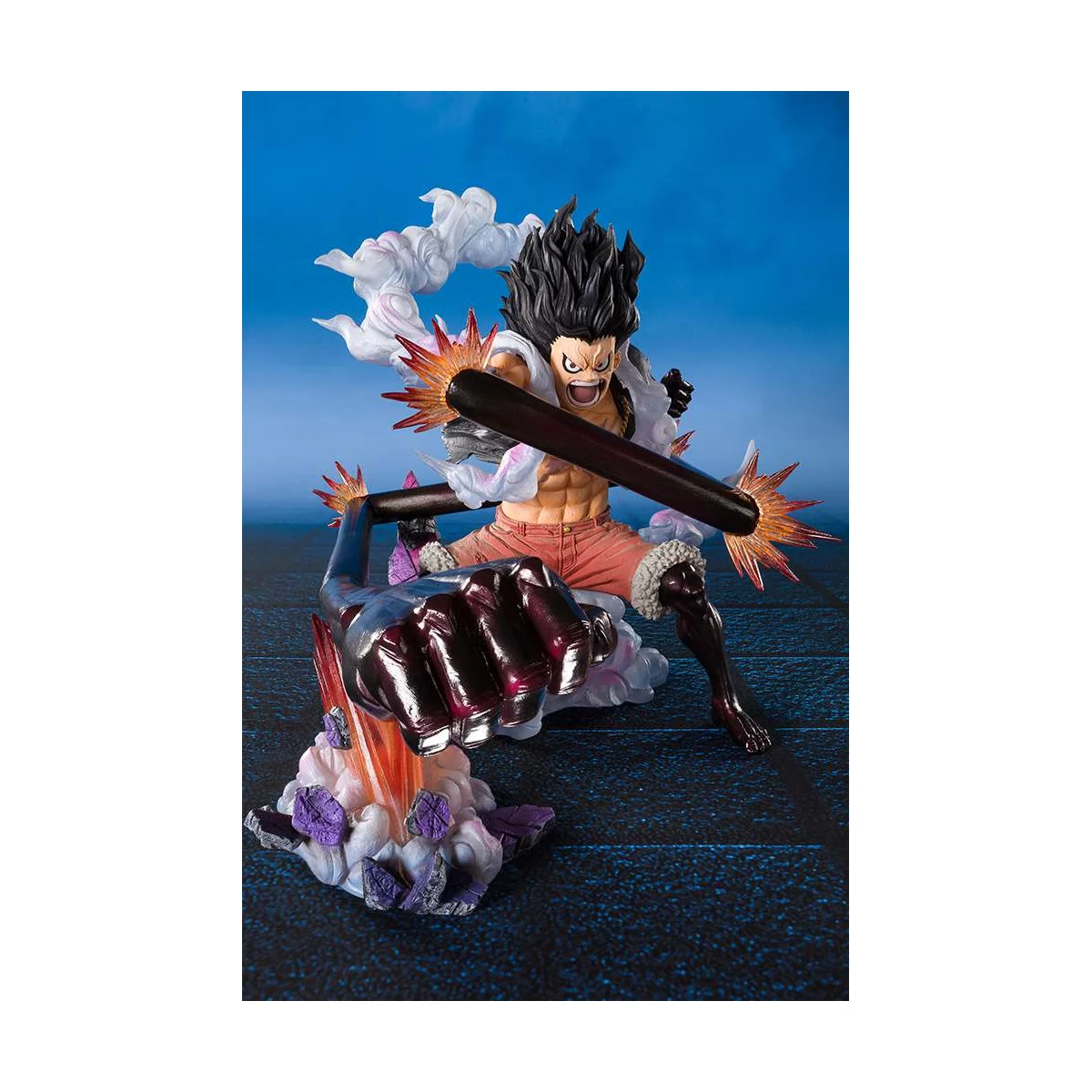 One Piece Figure Figuarts ZERO Extra Battle Monkey D. Luffy Gear 4 Snake Man King Cobra 21 cm - Tamashii Nations
