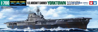 Tamiya 31712 US Aircraft Carrier Yorktown 1/700 Scale Model Kit