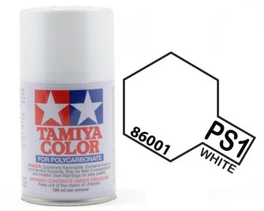 Tamiya 86001 PS-1 White Lexan Spray 100ml