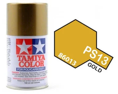 Tamiya 86013 PS-13 Gold Lexan Spray 100ml