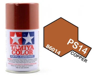 Tamiya 86014 PS-14 Copper Lexan Spray 100ml