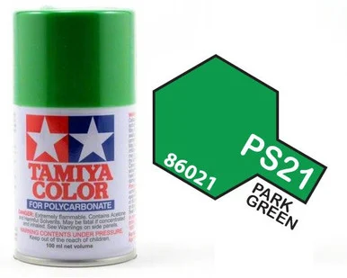 Tamiya 86021 PS-21 Park Green Lexan Spray 100ml