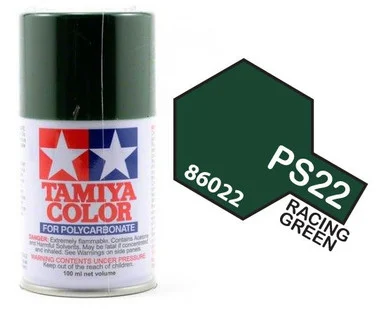 Tamiya 86022 PS-22 Racing Green Lexan Spray 100ml