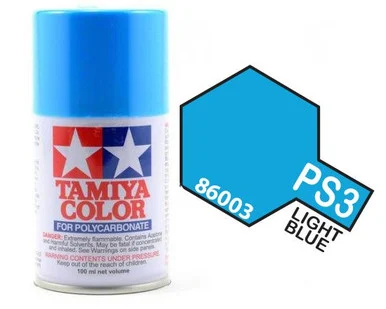 Tamiya 86003 PS-3 Light Blue Lexan Spray 100ml