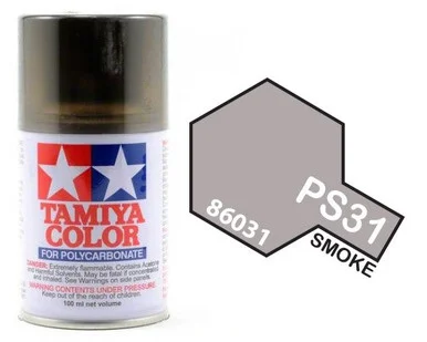 Tamiya 86031 PS-31 Smoke Lexan Spray 100ml