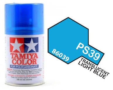 Tamiya 86039 PS-39 Translucent Light Blue Lexan Spray 100ml