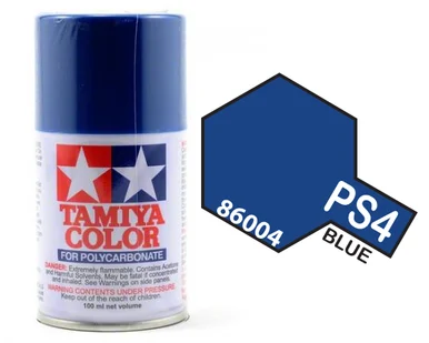 Tamiya 86004 PS-4 Blue Lexan Spray 100ml