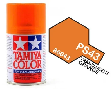 Tamiya 86043 PS-43 Translucent Orange Lexan Spray 100ml