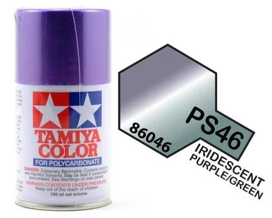 Tamiya 86046 PS-46 Purple/Green Iridescent Lexan Spray 100ml