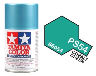 Tamiya 86054 PS-54 Cobalt Green Lexan Spray 100ml