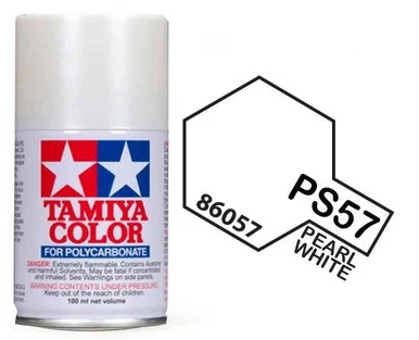 Tamiya 86057 PS-57 Pearl White Lexan Spray 100ml