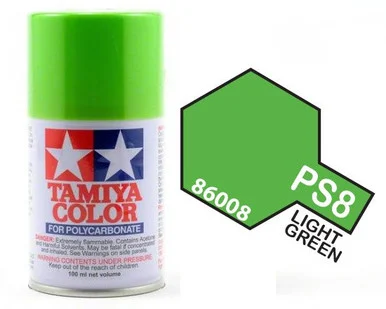 Tamiya 86008 PS-8 Light Green Lexan Spray 100ml