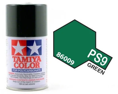 Tamiya 86009 PS-9 Green Lexan Spray 100ml