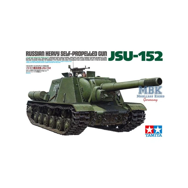 JSU-152 Russian Self-Propelled gun Model kit