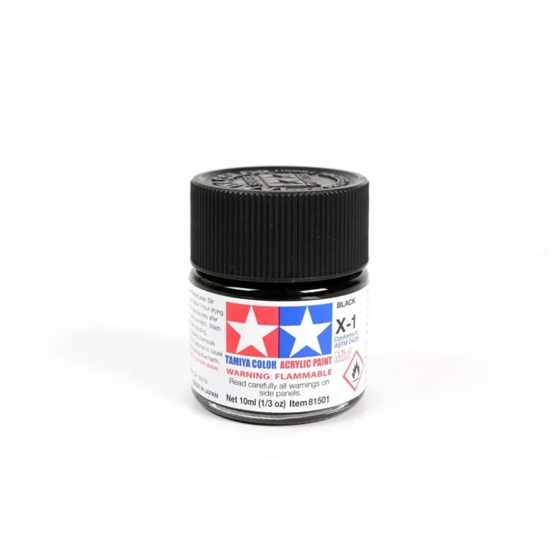 X-1 Black 10ml Paint