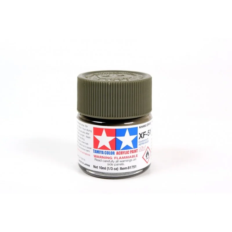 Khaki Drab acrylic Paint - Tamiya