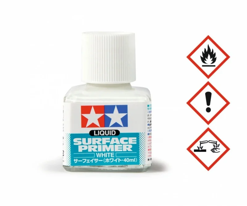 Liquid White Primer Paint - Tamiya