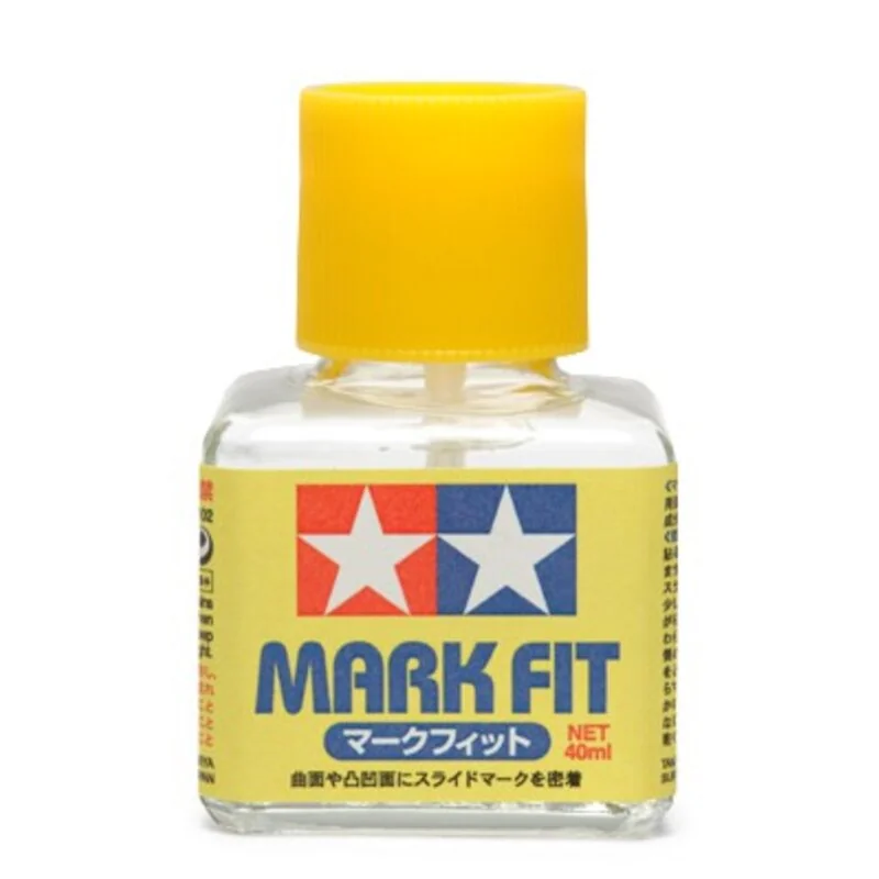 Mark Fit Decal Solution (40ml Bottle) (12/Bx) - Tamiya